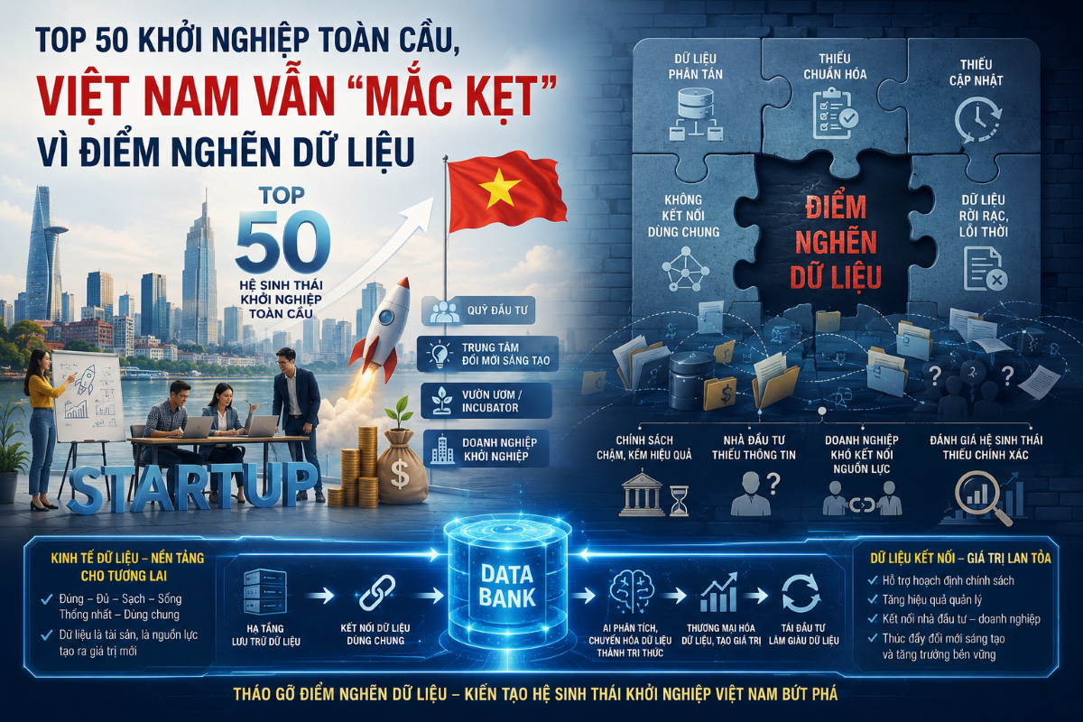 Top 50 khởi nghiệp toàn cầu: Việt Nam vẫn 