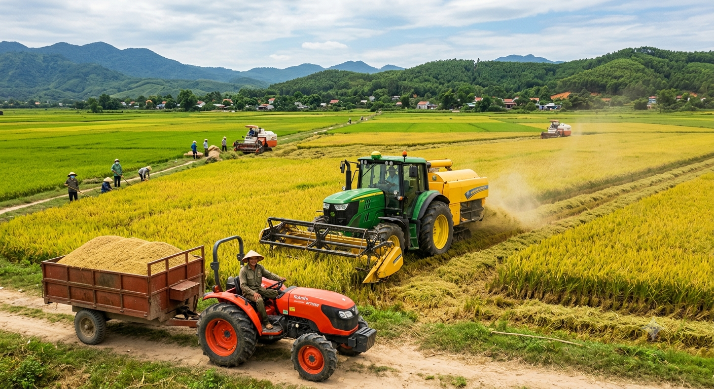 Cơ giới hóa nông nghiệp không đồng nghĩa với nhiều máy móc Cơ giới hóa nông nghiệp không đồng nghĩa với nhiều máy móc