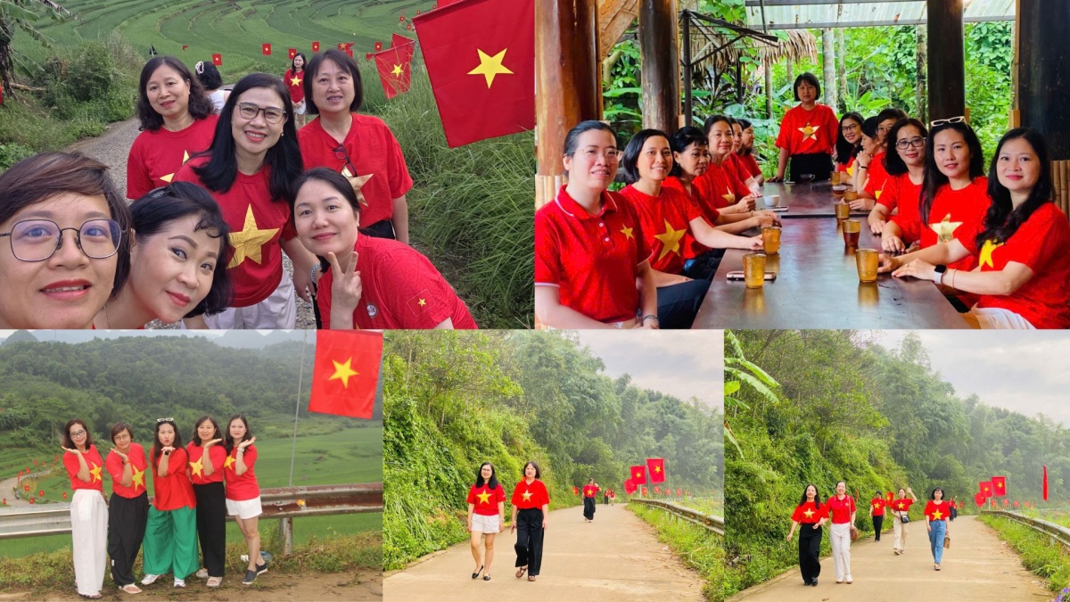 Các đảng viên dự sinh hoạt định kỳ của Chi bộ Phòng Kế toán - Tài vụ, thuộc Văn phòng Ngân hàng Nhà nước Việt Nam