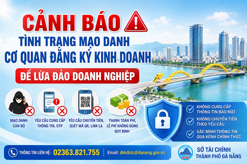 Đà Nẵng: Mạo danh cán bộ đăng ký kinh doanh để lừa đảo doanh nghiệp qua mạng Đà Nẵng: Mạo danh cán bộ đăng ký kinh doanh để lừa đảo doanh nghiệp qua mạng