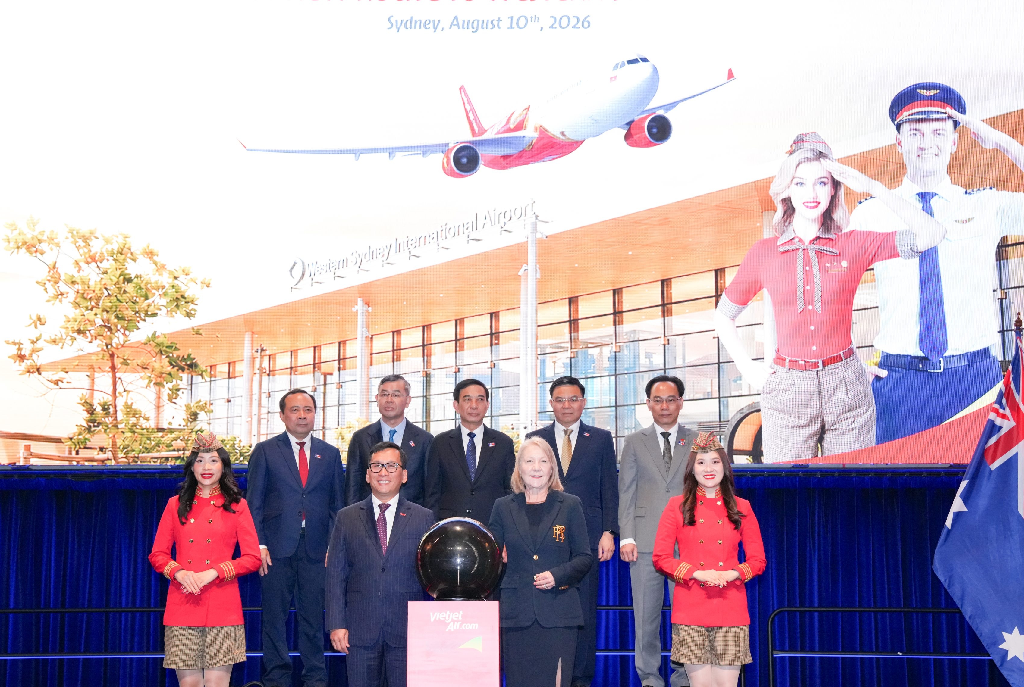 Vietjet chính thức công bố đường bay thẳng TP.HCM - Western Sydney Vietjet chính thức công bố đường bay thẳng TP.HCM - Western Sydney