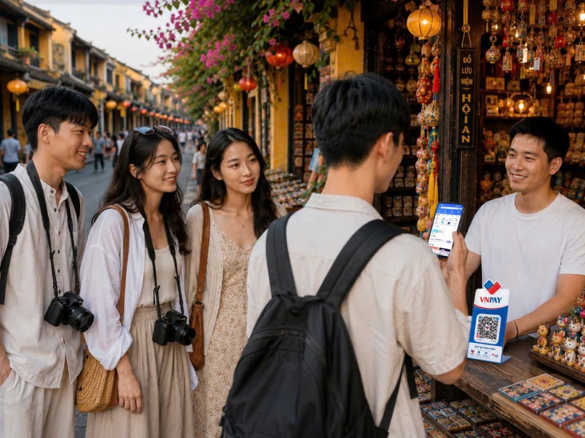 Du khách quốc tế đến Việt Nam không cần đổi tiền, quét VNPAY-QR thanh toán trực tiếp Du khách quốc tế đến Việt Nam không cần đổi tiền, quét VNPAY-QR thanh toán trực tiếp