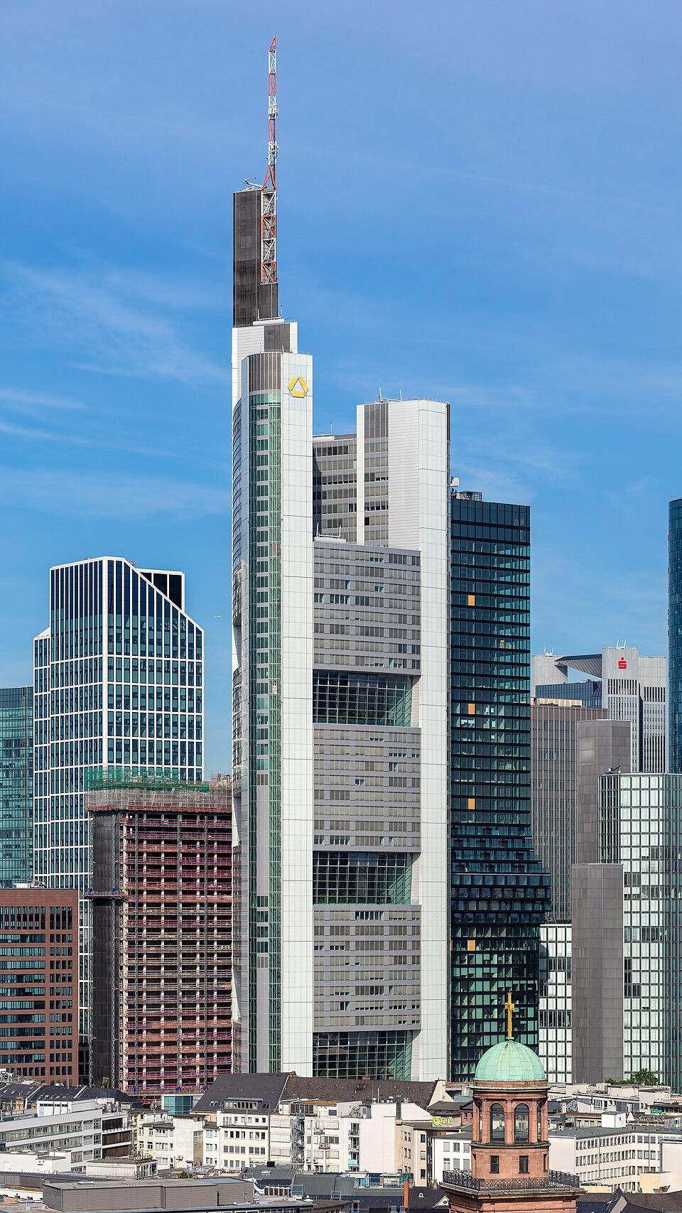 Commerzbank Tower tại Frankfurt. Ảnh: Thomas Wolf/Wikimedia Commons.