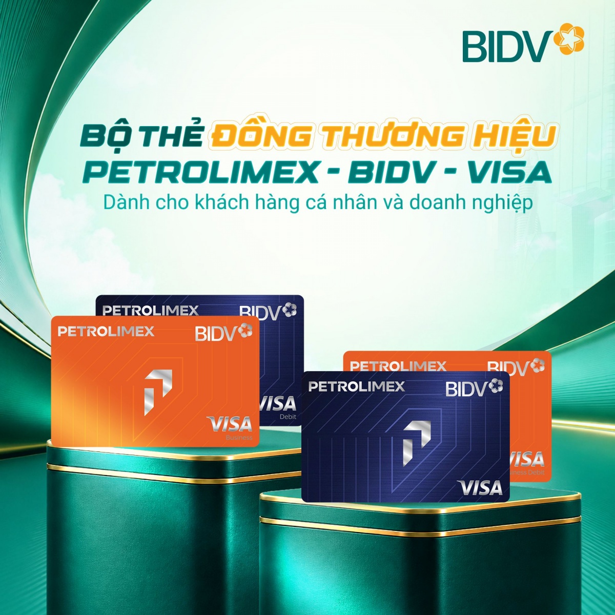 Thẻ đồng thương hiệu Petrolimex - BIDV - Visa: Kết nối hệ sinh thái tài chính - năng lượng Thẻ đồng thương hiệu Petrolimex - BIDV - Visa: Kết nối hệ sinh thái tài chính - năng lượng