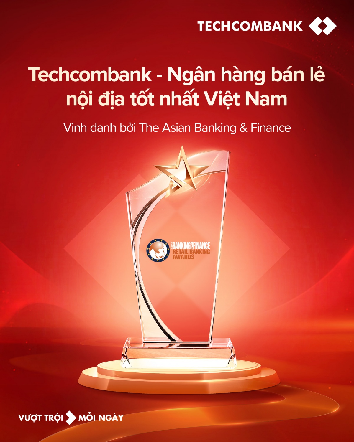 Trải nghiệm cá nhân hóa giúp Techcombank 5 năm liền đạt giải Ngân hàng Bán lẻ nội địa tốt nhất Việt Nam