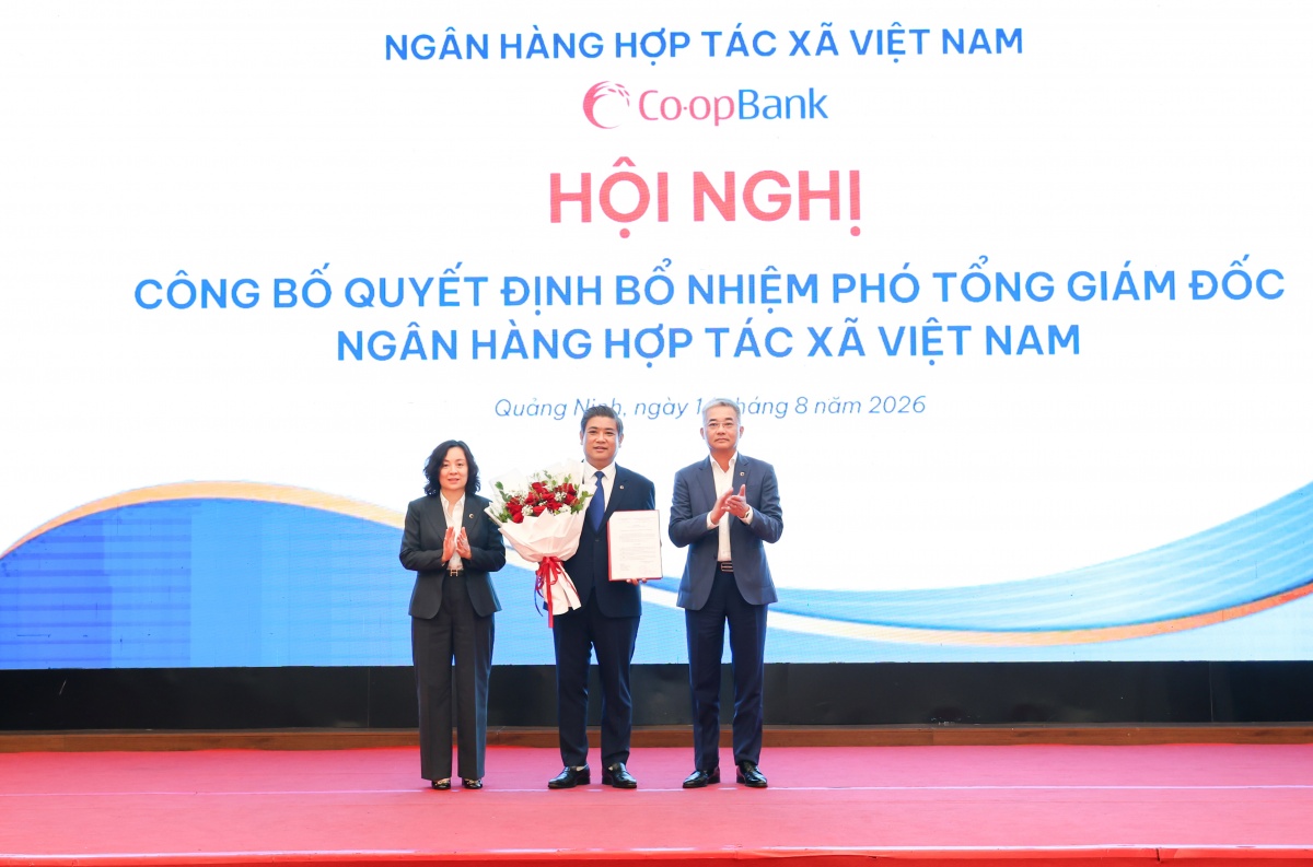 Co-opBank công bố Quyết định bổ nhiệm Phó Tổng Giám đốc Co-opBank công bố Quyết định bổ nhiệm Phó Tổng Giám đốc