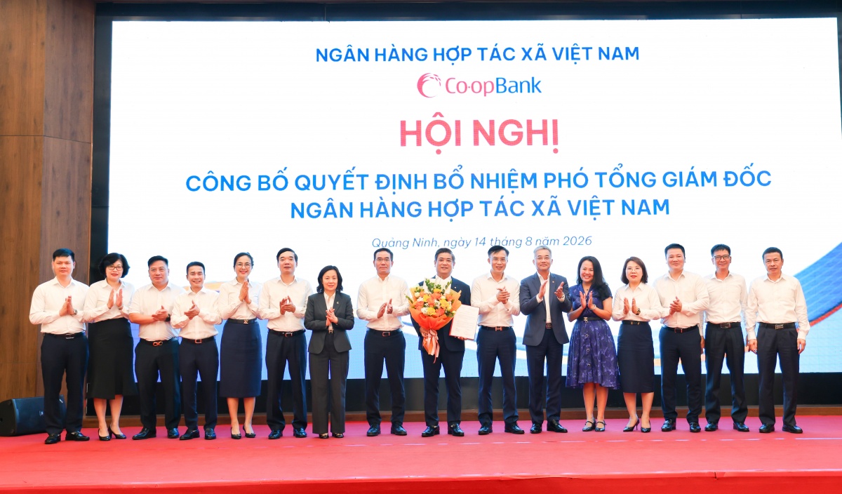 Co-opBank công bố Quyết định bổ nhiệm Phó Tổng Giám đốc Co-opBank công bố Quyết định bổ nhiệm Phó Tổng Giám đốc