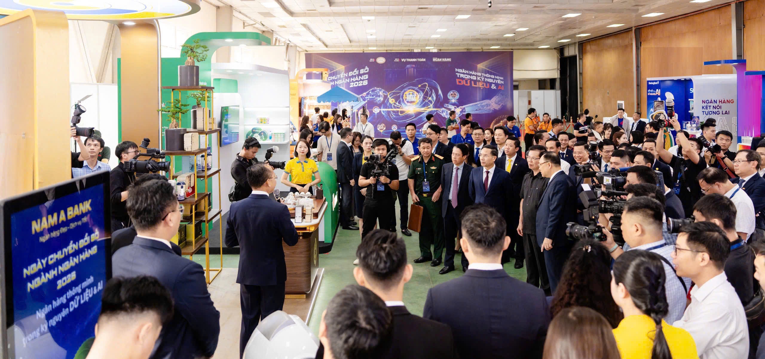 Nam A Bank tại sự kiện chuyển đổi số ngành ngân hàng năm 2026: Giao điểm của AI, Big Data và bản sắc Việt