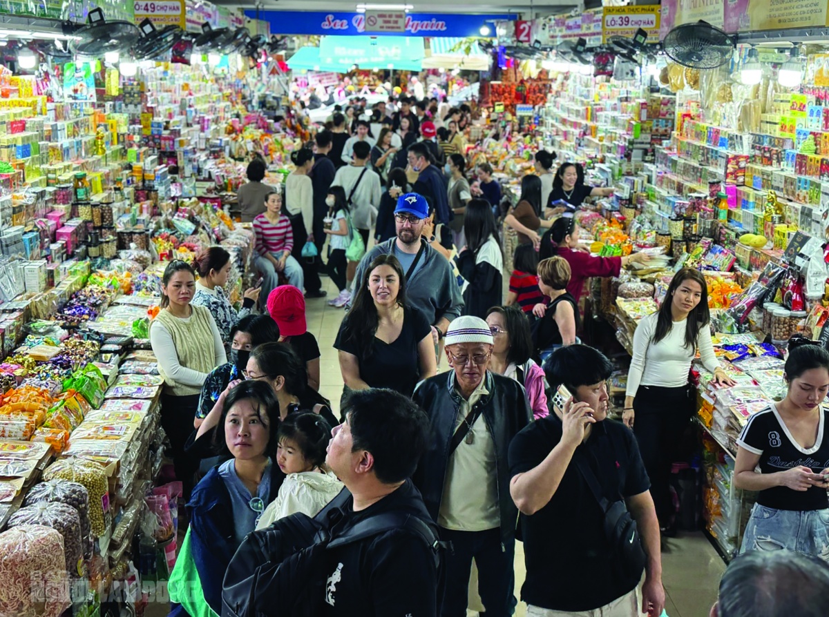 95% trong tổng số hơn 800 tiểu thương tại Chợ Hàn đã sở hữu ít nhất một mã QR thanh toán