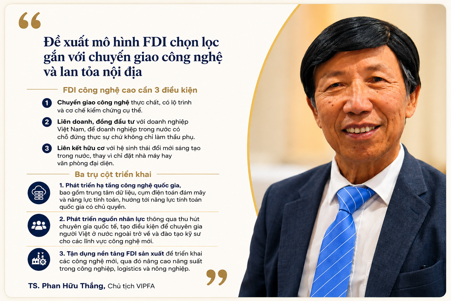 Thu hút FDI thế hệ mới: Từ gia công đến làm chủ năng lực sản xuất Thu hút FDI thế hệ mới: Từ gia công đến làm chủ năng lực sản xuất
