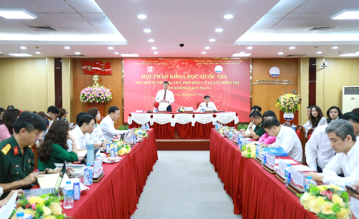 Hội thảo khoa học quốc gia “Đổi mới tuyên truyền, phổ biến lý luận chính trị trên không gian mạng” Hội thảo khoa học quốc gia “Đổi mới tuyên truyền, phổ biến lý luận chính trị trên không gian mạng”