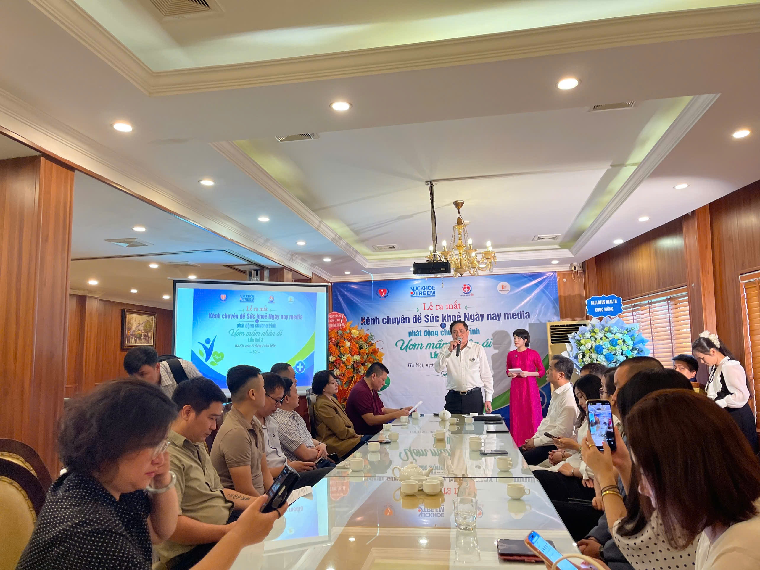 Tiến sĩ Trần Doãn Tiến, Tổng biên tập Tạp chí Sức khỏe trẻ em phát biểu tại sự kiện Tiến sĩ Trần Doãn Tiến, Tổng biên tập Tạp chí Sức khỏe trẻ em phát biểu tại sự kiện