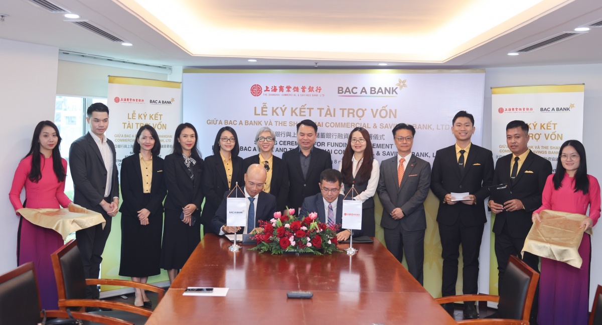 BAC A BANK và The Shanghai Commercial and Savings Bank ký kết thỏa thuận tài trợ vốn BAC A BANK và The Shanghai Commercial and Savings Bank ký kết thỏa thuận tài trợ vốn