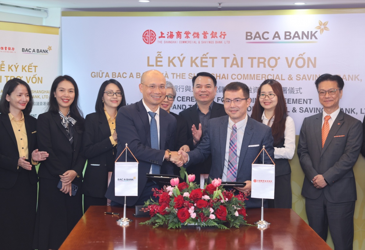 BAC A BANK và The Shanghai Commercial and Savings Bank ký kết thỏa thuận tài trợ vốn BAC A BANK và The Shanghai Commercial and Savings Bank ký kết thỏa thuận tài trợ vốn