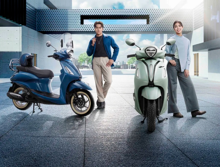 Yamaha Grand Filano Hybrid trình làng màu mới