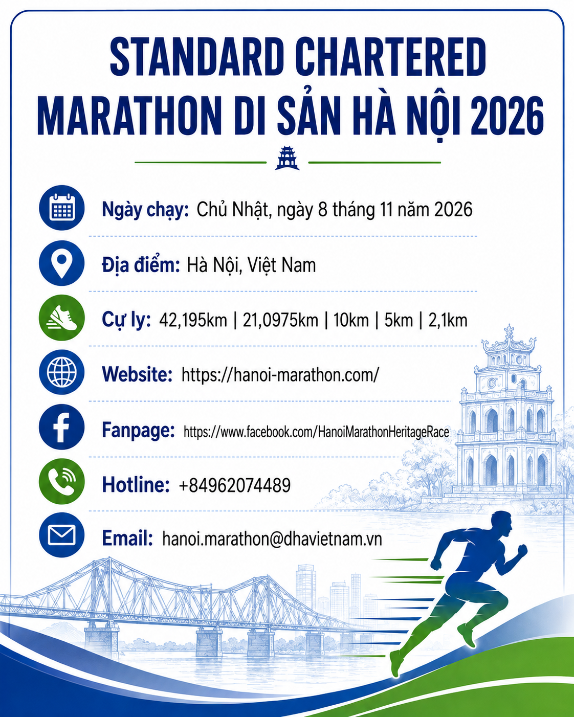 Standard Chartered Marathon Di sản Hà Nội 2026: Kết nối cộng đồng, lan tỏa giá trị