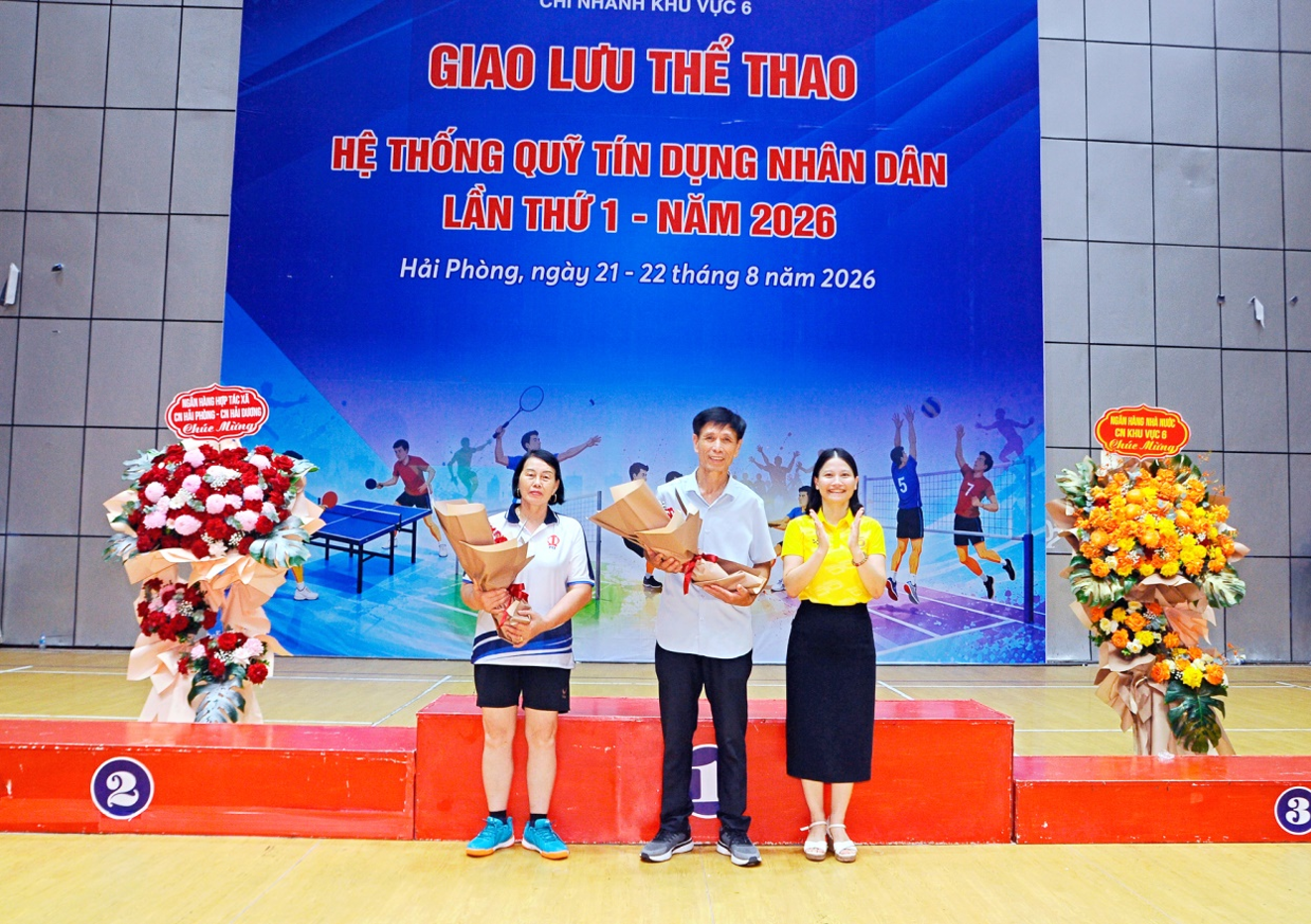 Sôi động Giải giao lưu thể thao Hệ thống QTDND trên địa bàn Khu vực 6 lần thứ I - năm 2026