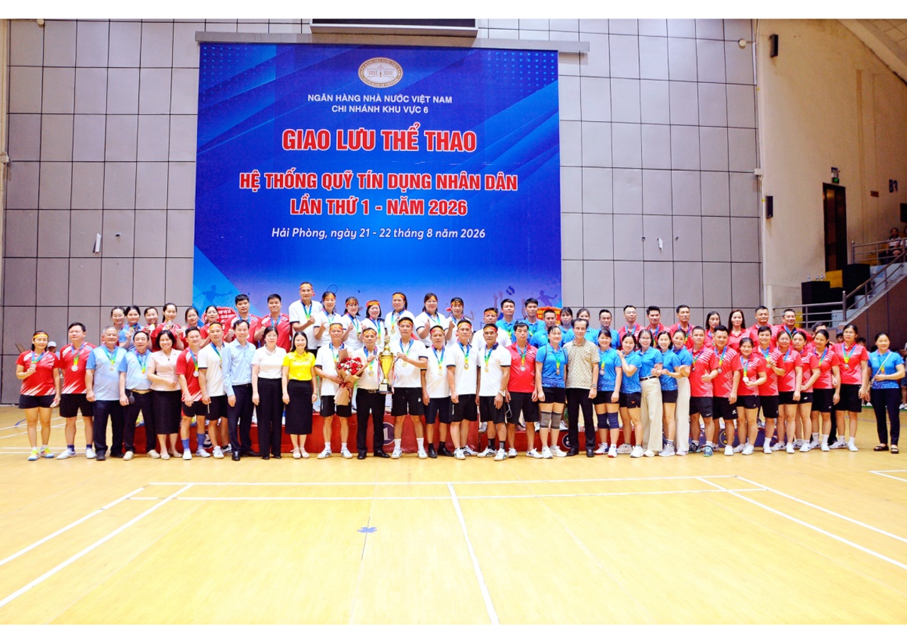 Sôi động Giải giao lưu thể thao Hệ thống QTDND trên địa bàn Khu vực 6 lần thứ I - năm 2026