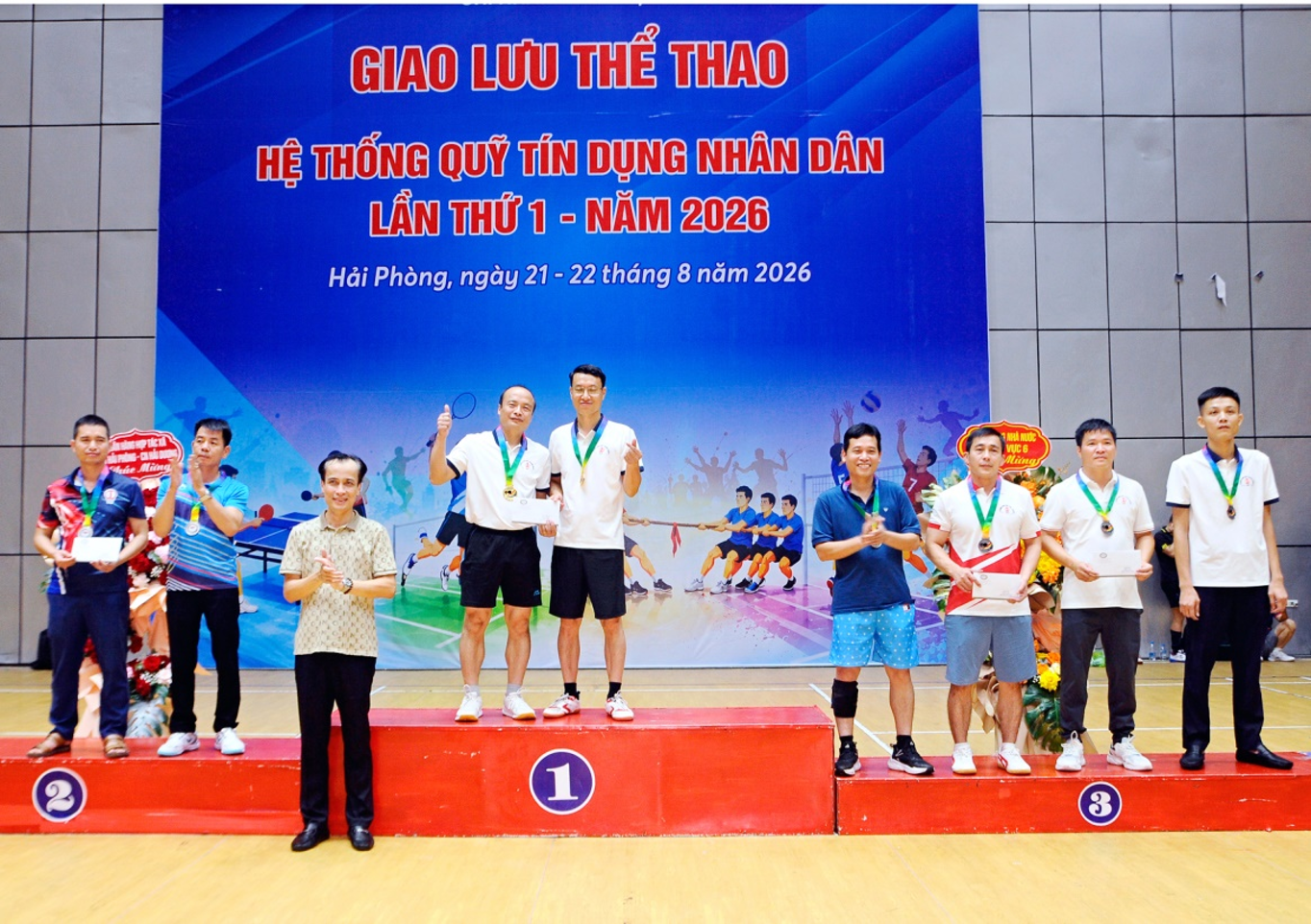 Sôi động Giải giao lưu thể thao Hệ thống QTDND trên địa bàn Khu vực 6 lần thứ I - năm 2026