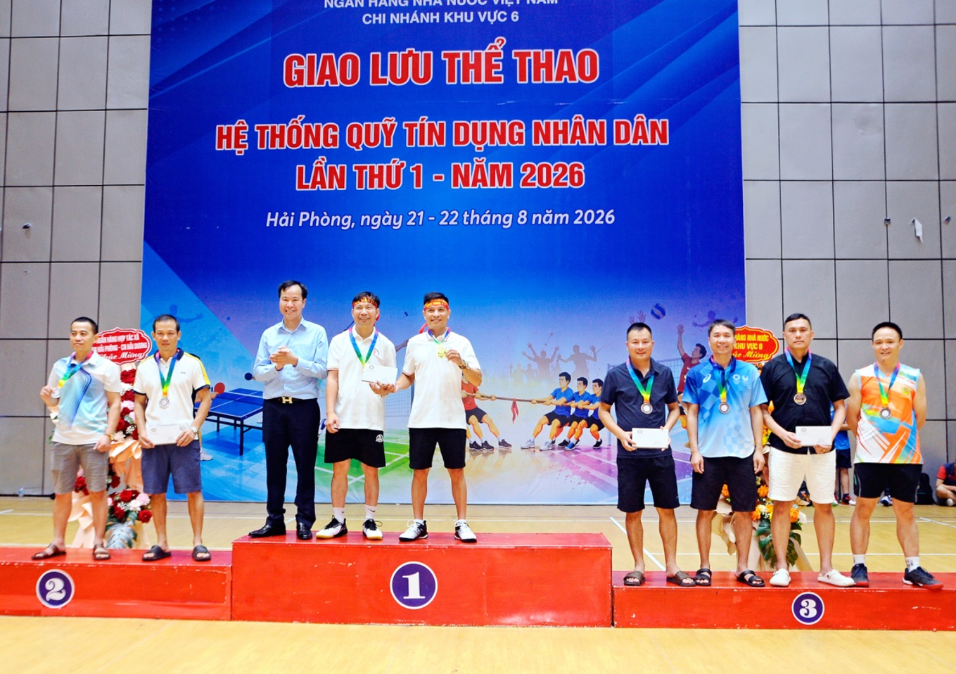 Sôi động Giải giao lưu thể thao Hệ thống QTDND trên địa bàn Khu vực 6 lần thứ I - năm 2026