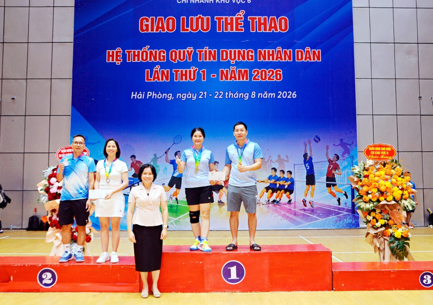 Sôi động Giải giao lưu thể thao Hệ thống QTDND trên địa bàn Khu vực 6 lần thứ I - năm 2026