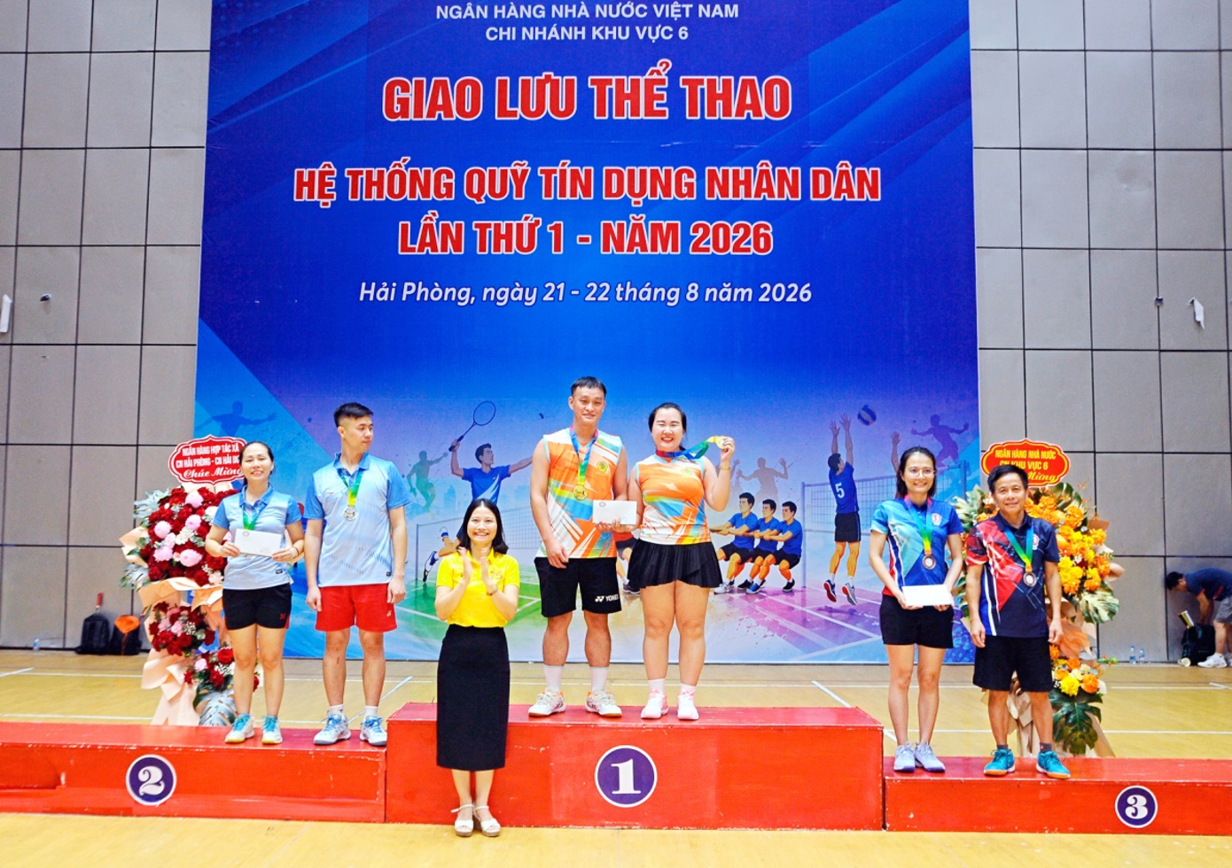 Sôi động Giải giao lưu thể thao Hệ thống QTDND trên địa bàn Khu vực 6 lần thứ I - năm 2026