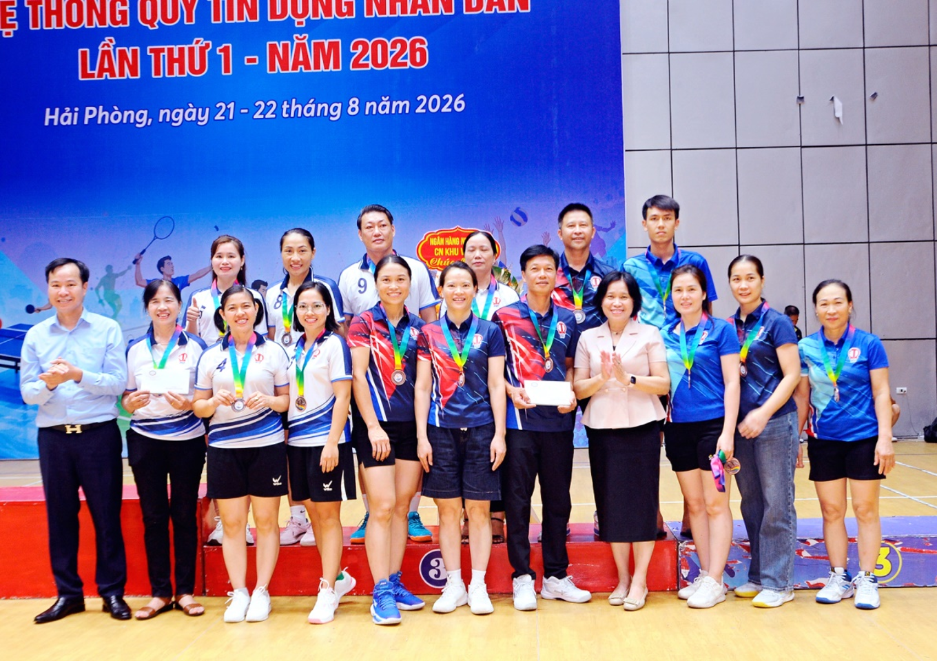 Sôi động Giải giao lưu thể thao Hệ thống QTDND trên địa bàn Khu vực 6 lần thứ I - năm 2026
