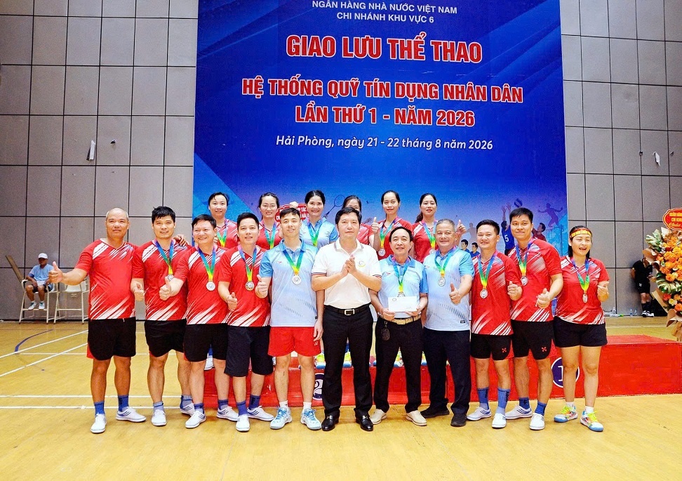 Sôi động Giải giao lưu thể thao Hệ thống QTDND trên địa bàn Khu vực 6 lần thứ I - năm 2026