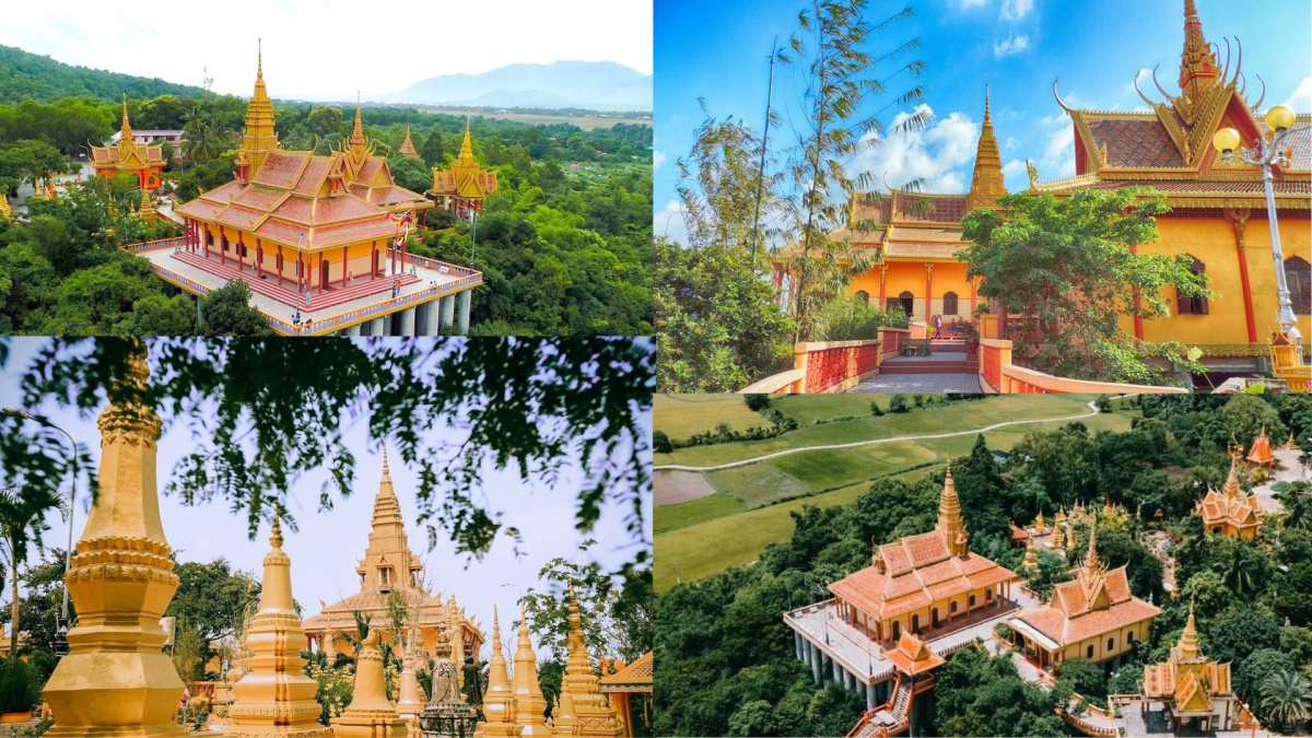 Chùa Tà Pạ mang đầy đủ đặc trưng của kiến trúc tôn giáo Khmer,