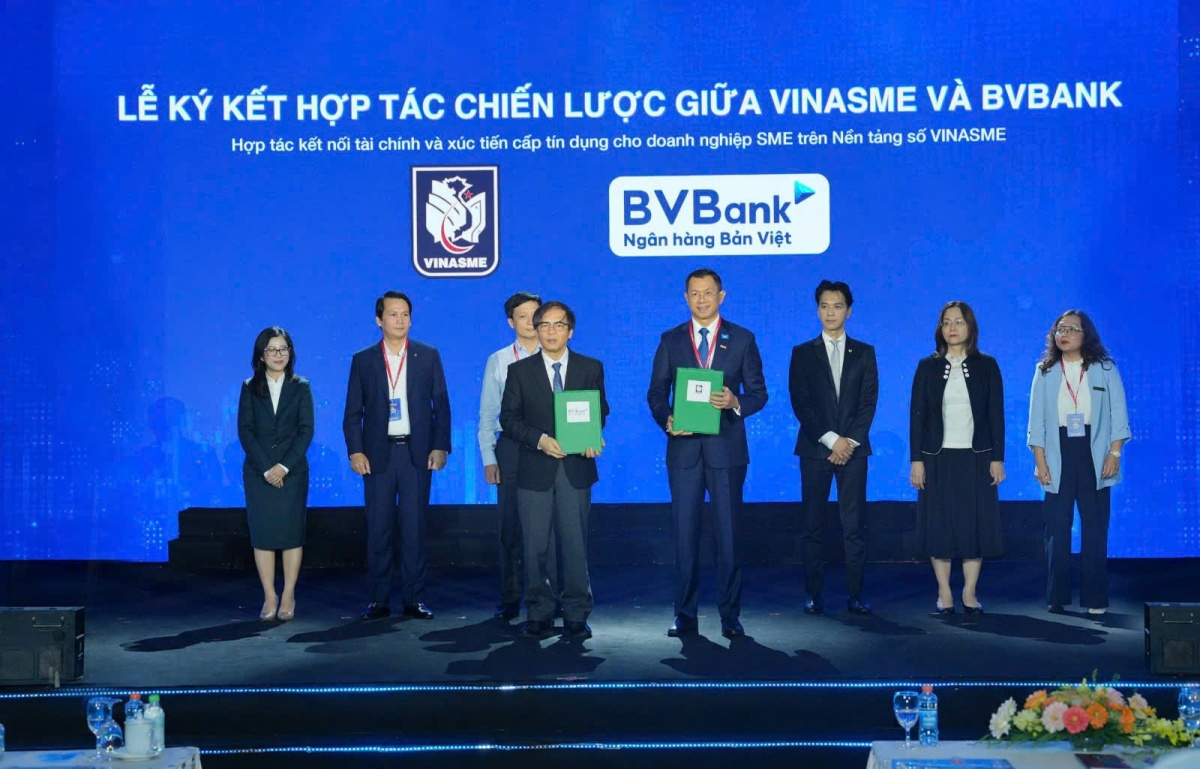 BVBank đồng hành cùng VINASME kết nối tài chính số,  tiếp sức doanh nghiệp SME
