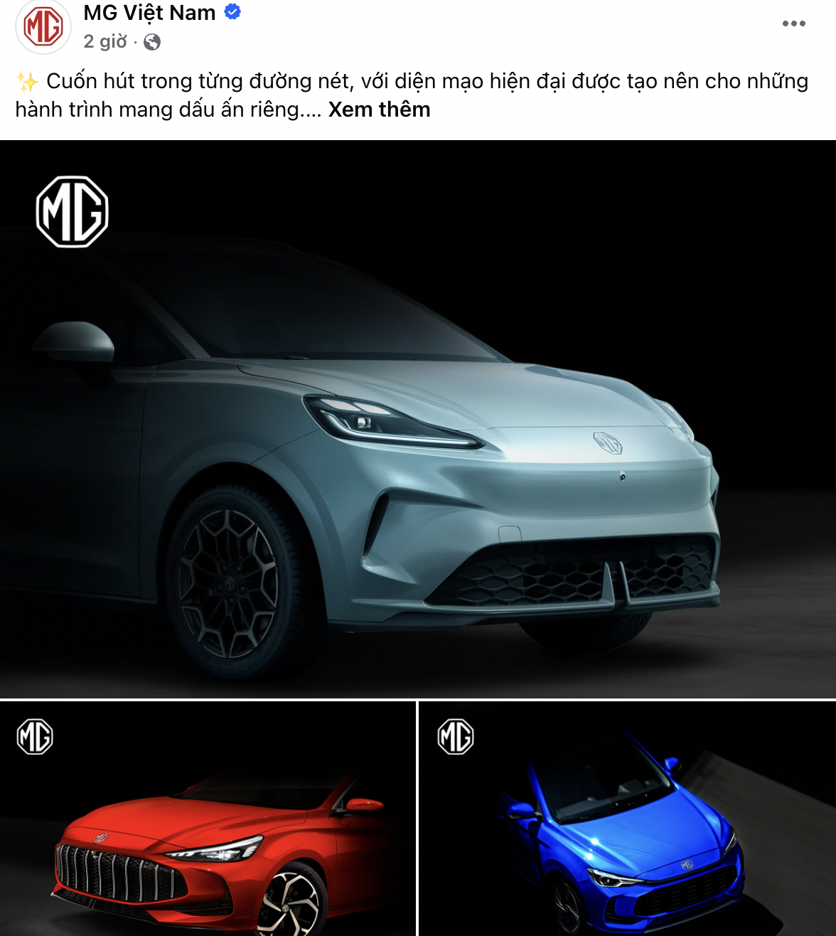 MG Việt Nam tiếp tục MG Việt Nam tiếp tục 'nhá hàng' 3 mẫu xe mới: MG4 Urban giá dự kiến 540 triệu đồng, MG5 nâng cấp, ZS mới có bản hybrid - Ảnh 1.