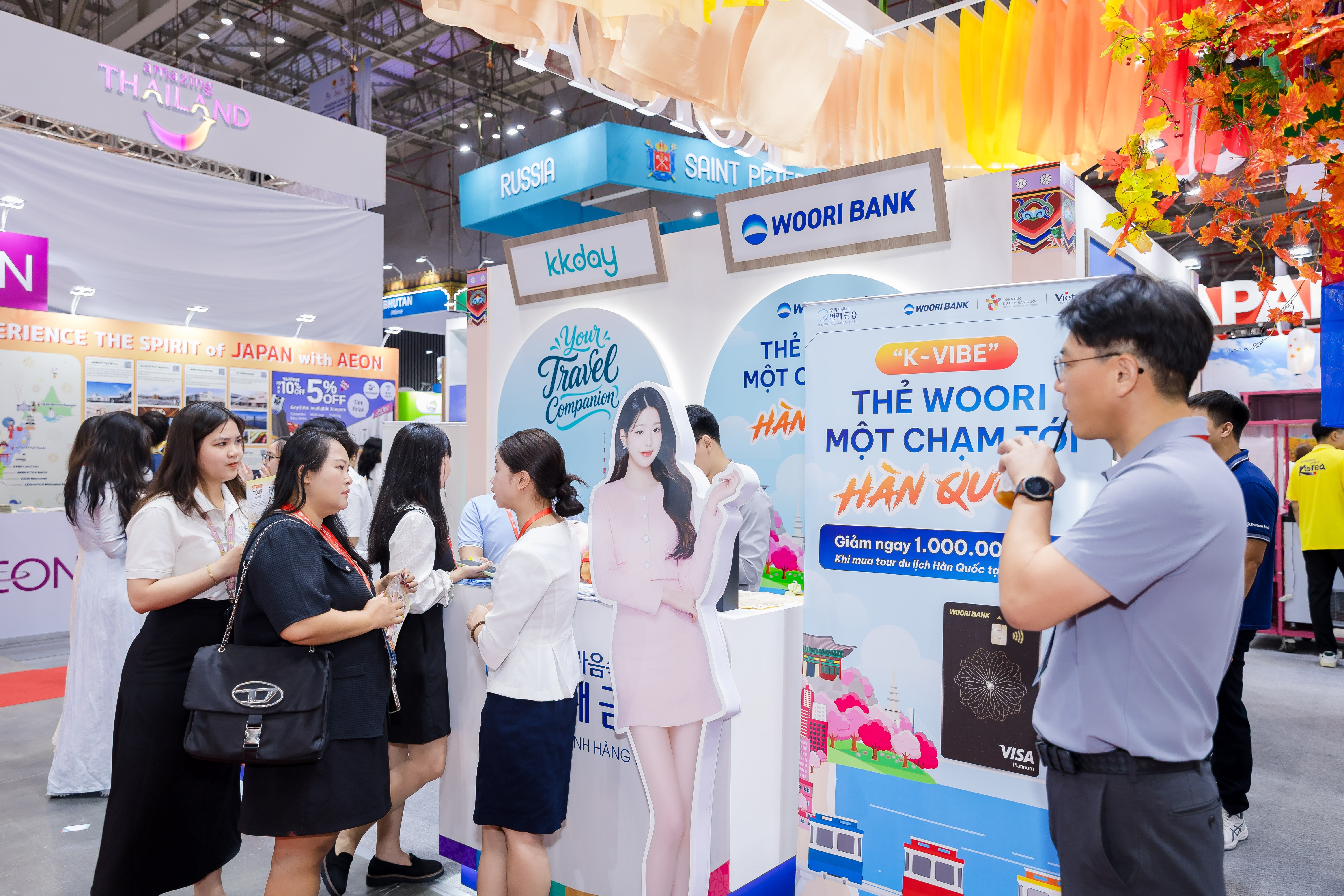 Không gian trải nghiệm du lịch Hàn Quốc đặc sắc tại Hội chợ Du lịch Quốc tế TP. Hồ Chí Minh Không gian trải nghiệm du lịch Hàn Quốc đặc sắc tại Hội chợ Du lịch Quốc tế TP. Hồ Chí Minh