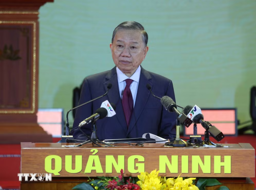 Tổng Bí thư, Chủ tịch nước Tô Lâm dự Lễ công bố thành lập thành phố Quảng Ninh và đón nhận Huân chương Lao động hạng Nhất Tổng Bí thư, Chủ tịch nước Tô Lâm dự Lễ công bố thành lập thành phố Quảng Ninh và đón nhận Huân chương Lao động hạng Nhất