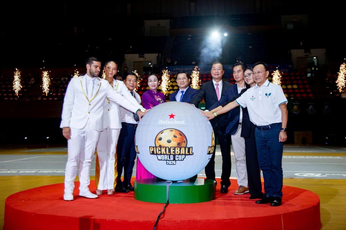 Heineken Pickleball World Cup 2026 xác lập 2 kỷ lục Guinness thế giới Heineken Pickleball World Cup 2026 xác lập 2 kỷ lục Guinness thế giới