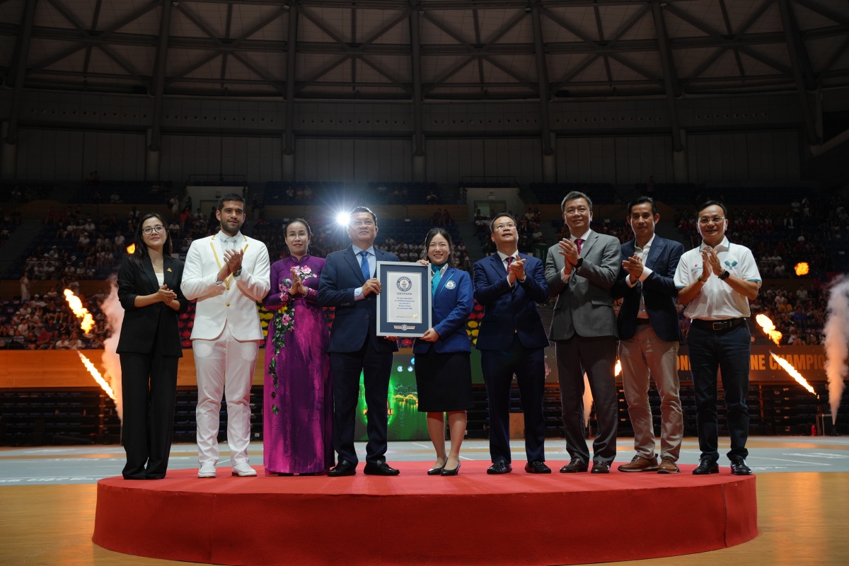 Heineken Pickleball World Cup 2026 xác lập 2 kỷ lục Guinness thế giới Heineken Pickleball World Cup 2026 xác lập 2 kỷ lục Guinness thế giới