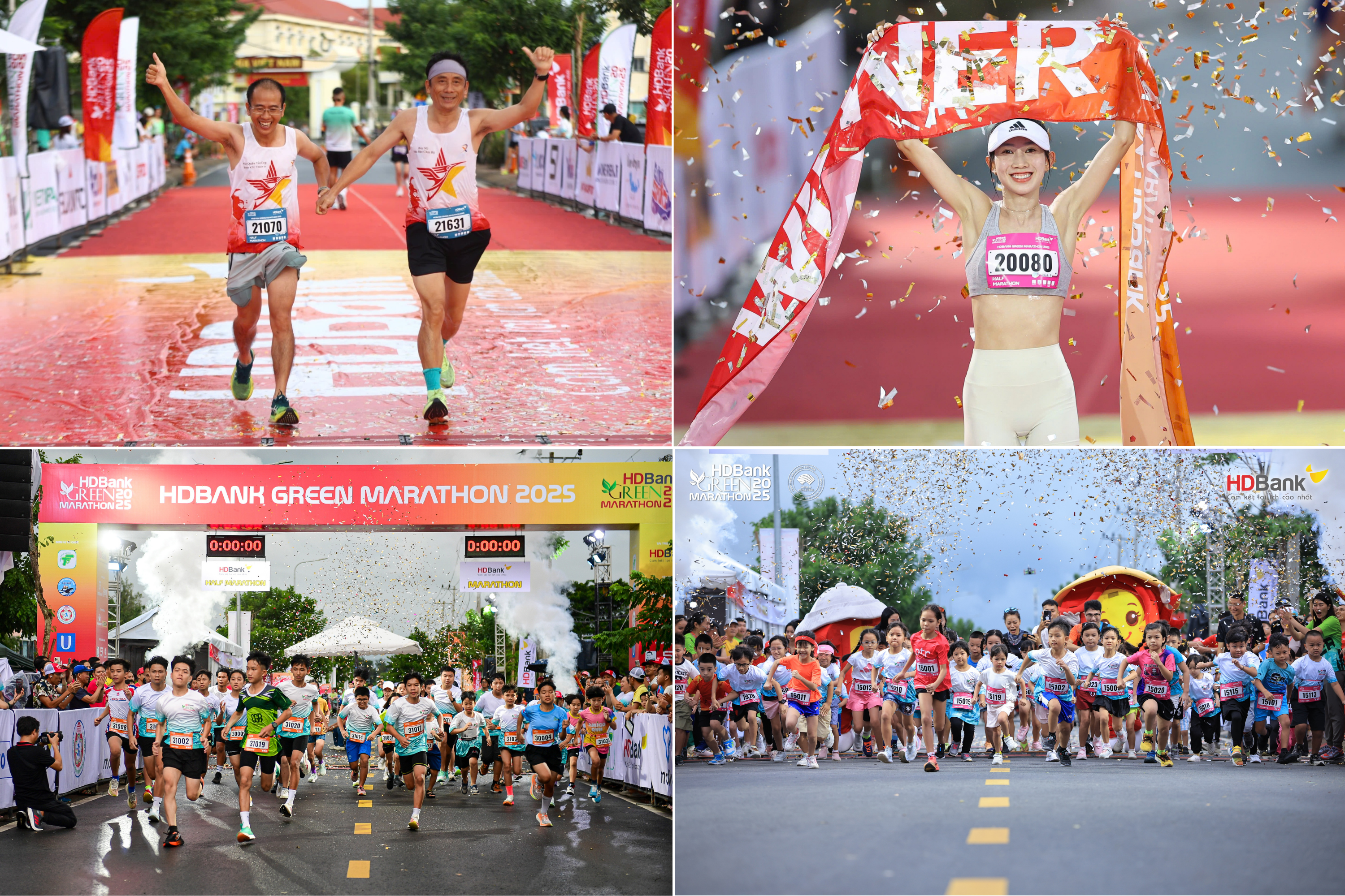 HDBank Green Marathon kết nối cộng đồng yêu thể thao ở nhiều độ tuổi. HDBank Green Marathon kết nối cộng đồng yêu thể thao ở nhiều độ tuổi.