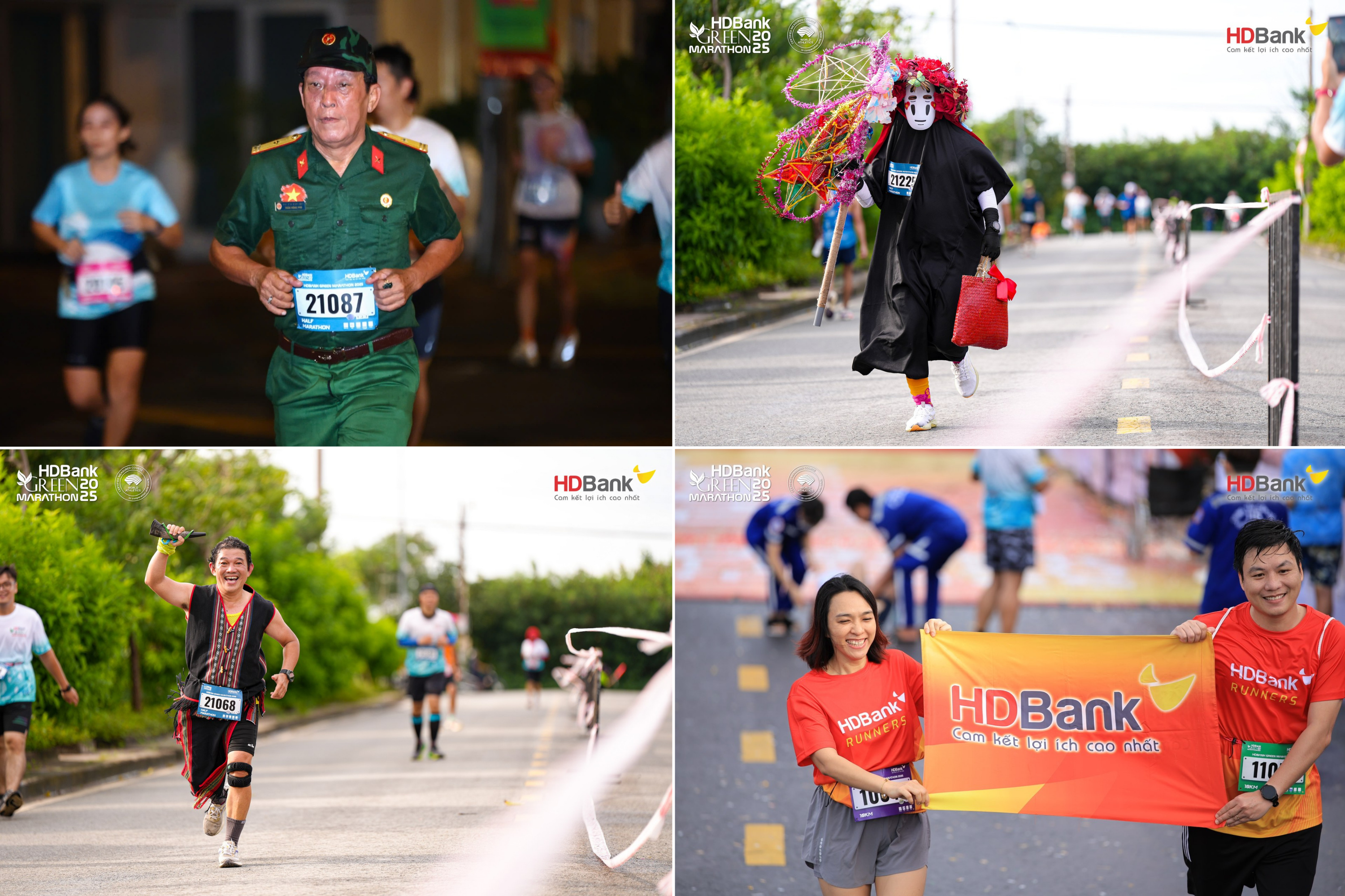 Đường chạy xanh cũng là nơi các runner thỏa sức thể hiện cá tính và dấu ấn riêng. Đường chạy xanh cũng là nơi các runner thỏa sức thể hiện cá tính và dấu ấn riêng.