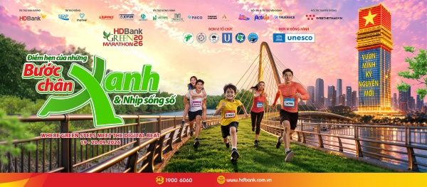 HDBank Green Marathon 2026 khởi động: Bật nhịp xanh, bứt phá giữa rừng và biển Cần Giờ