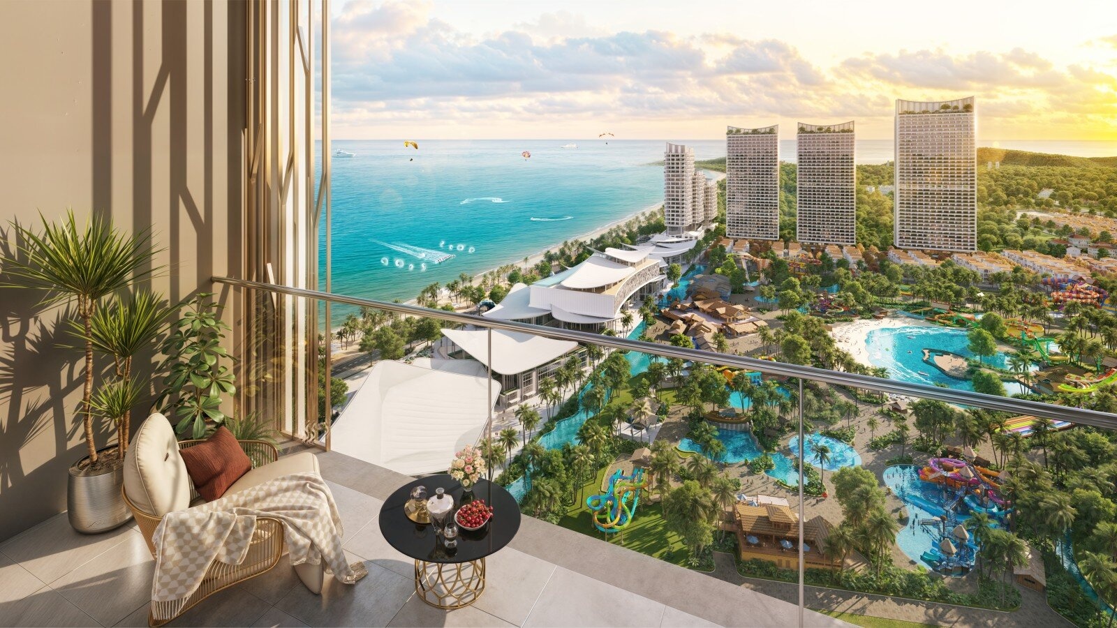 Dự án Blanca City sở hữu hệ tiện ích toàn diện và vị trí “kim cương” tại Vũng Tàu, TP.HCM. Ảnh phối cảnh.