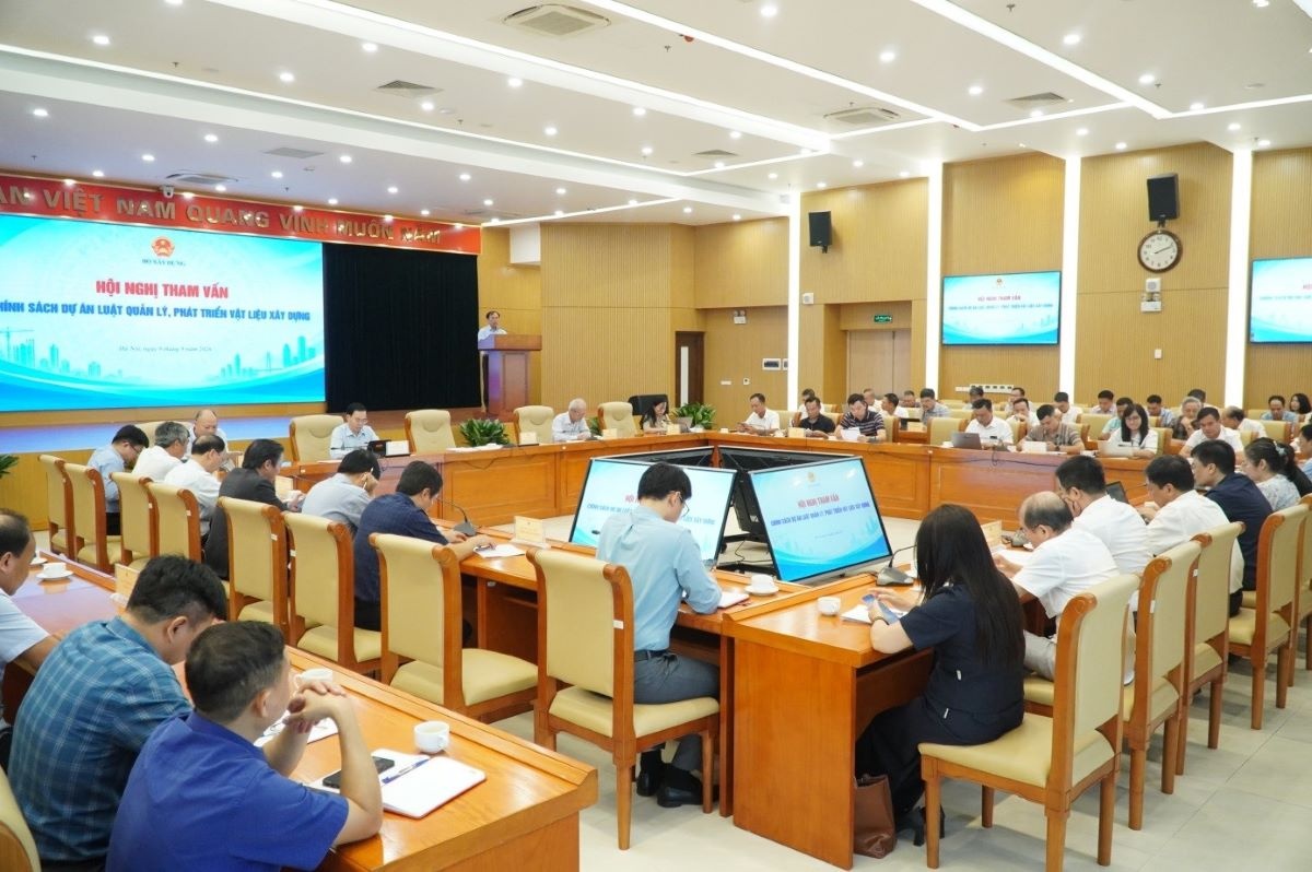 Hội nghị tham vấn chính sách dự án Luật Quản lý, phát triển vật liệu xây dựng