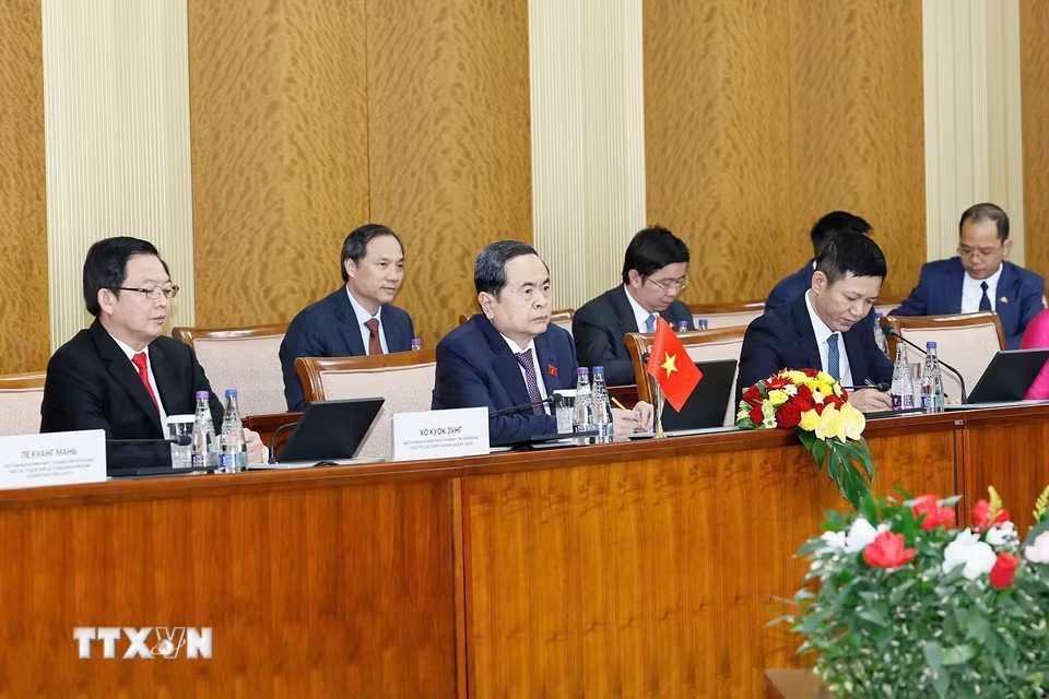 Chủ tịch Quốc hội Trần Thanh Mẫn hội đàm với Chủ tịch Quốc hội Mông Cổ- Ảnh 2.