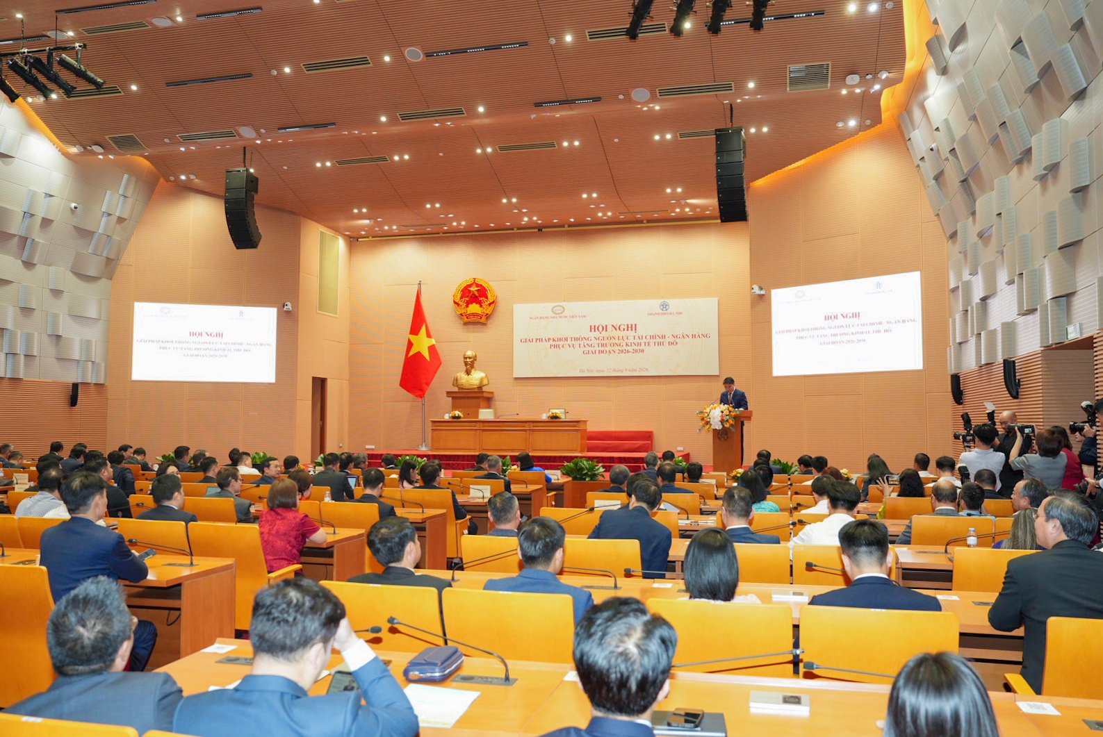Hội nghị “Giải pháp khơi thông nguồn lực tài chính - ngân hàng phục vụ tăng trưởng kinh tế Thủ đô giai đoạn 2026 - 2030 Hội nghị “Giải pháp khơi thông nguồn lực tài chính - ngân hàng phục vụ tăng trưởng kinh tế Thủ đô giai đoạn 2026 - 2030