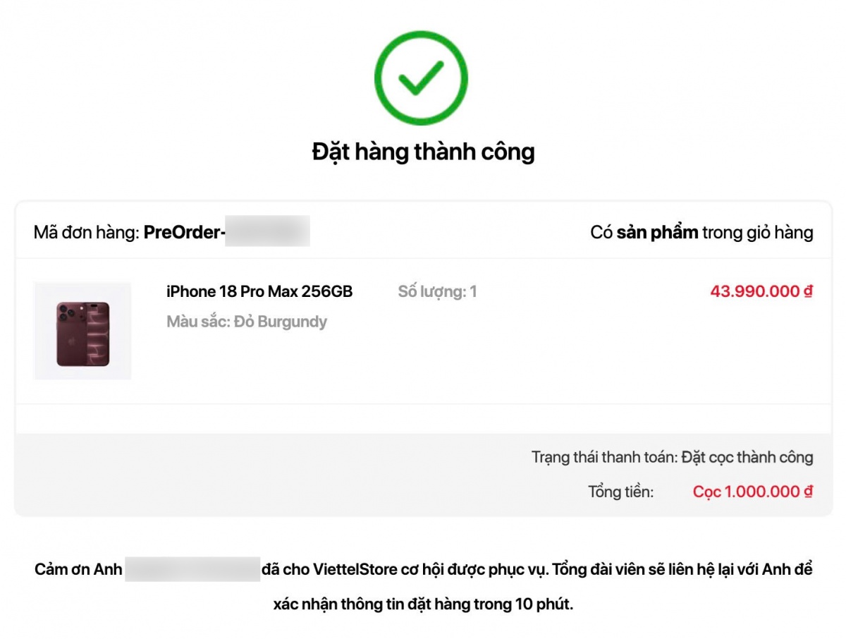 Quá hot: Giá tăng nhưng người Việt vẫn chi ra 300 tỷ để cọc iPhone mới Quá hot: Giá tăng nhưng người Việt vẫn chi ra 300 tỷ để cọc iPhone mới