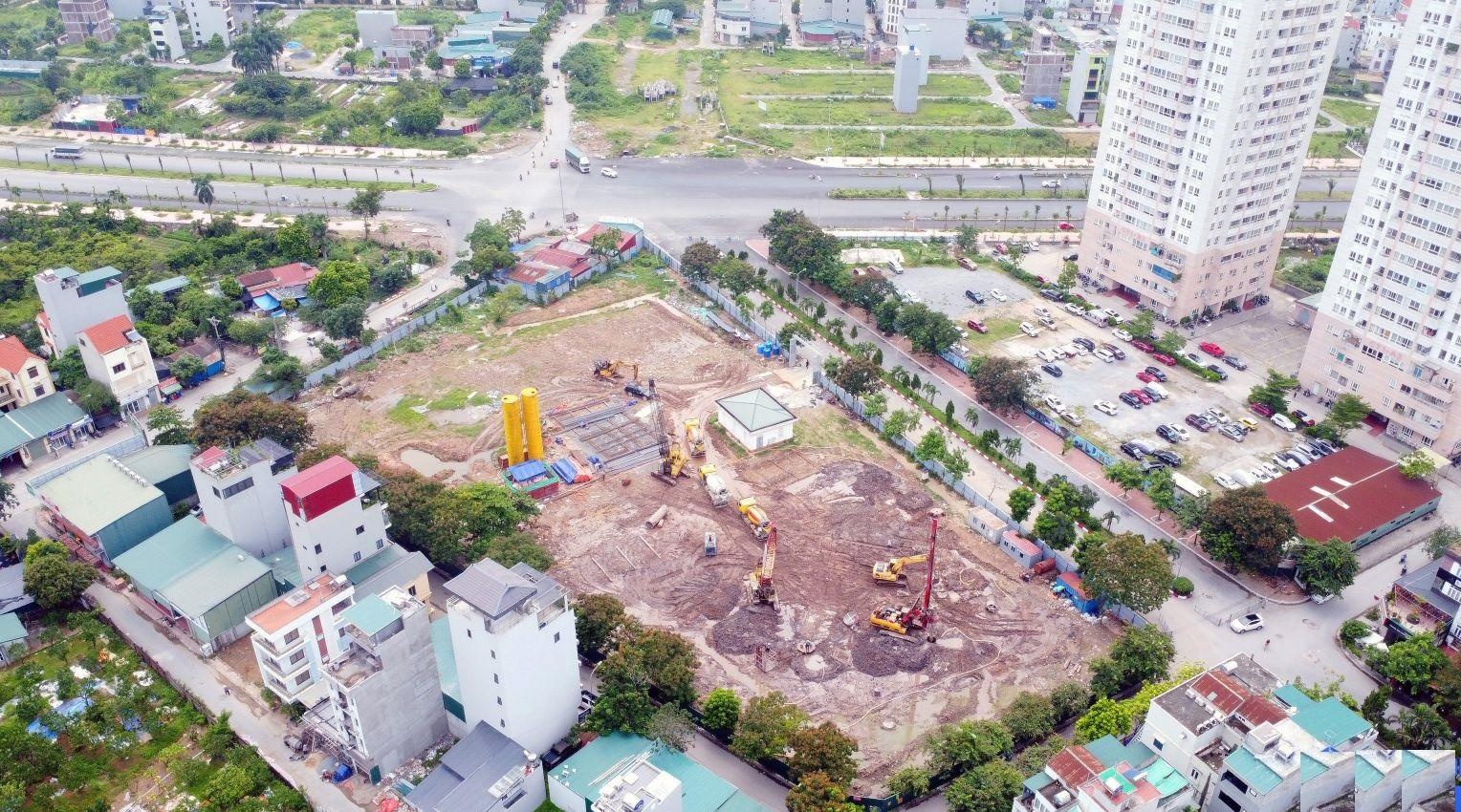 Một dự án nhà ở xã hội đang được đẩy nhanh tiến độ xây dựng tại Hà Nội Một dự án nhà ở xã hội đang được đẩy nhanh tiến độ xây dựng tại Hà Nội