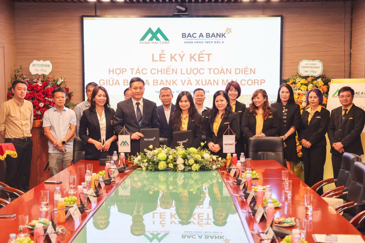 Lễ ký kết Hợp tác chiến lược toàn diện giữa Xuân Mai Corp và BAC A BANK hướng tới sự phát triển bền vững