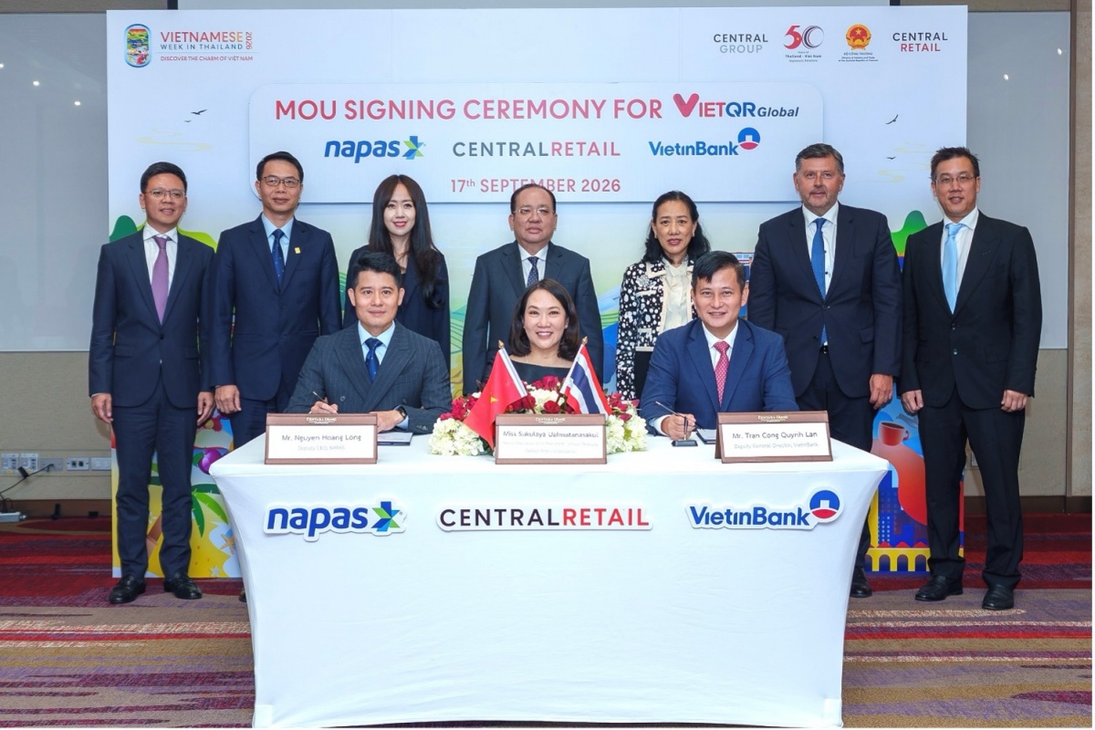 NAPAS, VietinBank và Central Retail ký kết hợp tác thúc đẩy thanh toán xuyên biên giới NAPAS, VietinBank và Central Retail ký kết hợp tác thúc đẩy thanh toán xuyên biên giới