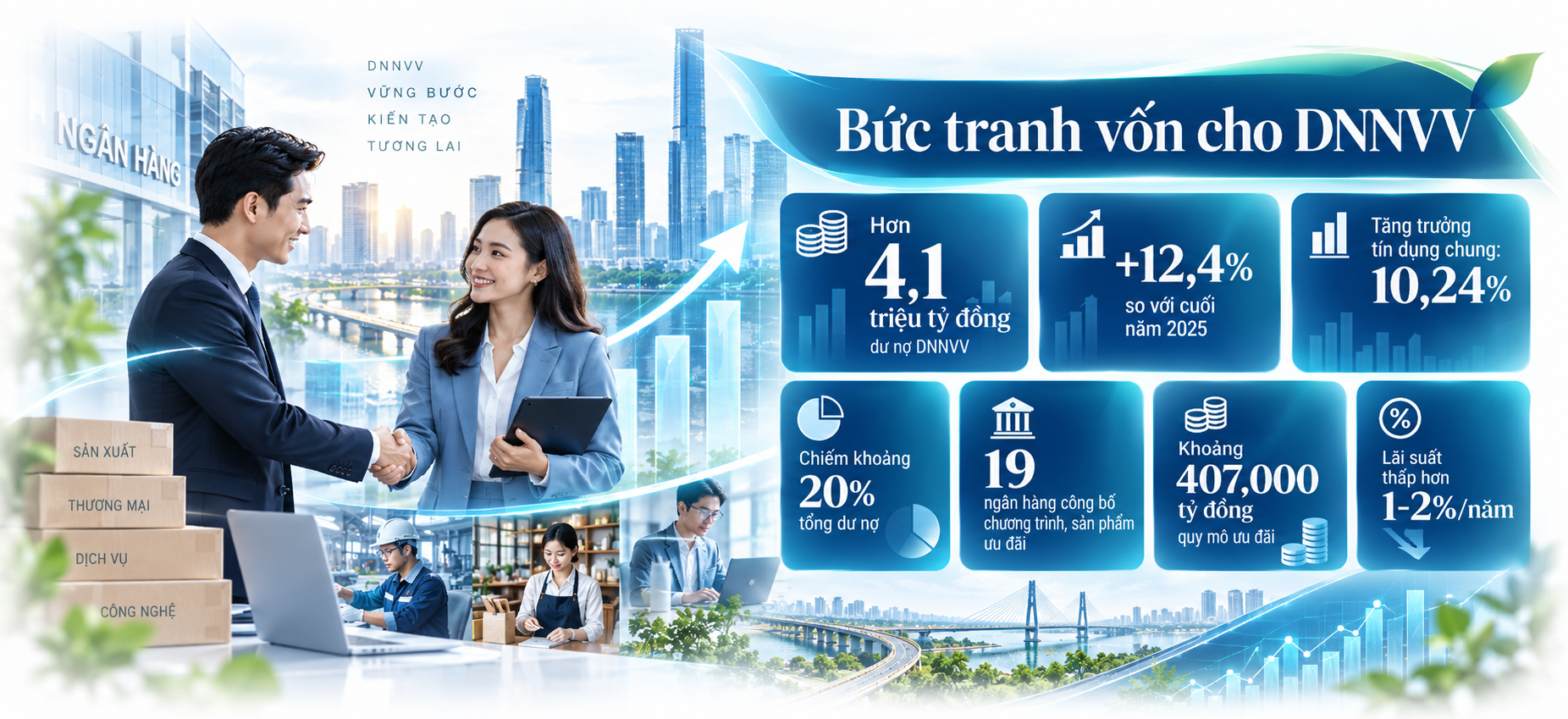 [Emagazine] Ngân hàng - doanh nghiệp: Từ quan hệ vay vốn đến đối tác cùng phát triển