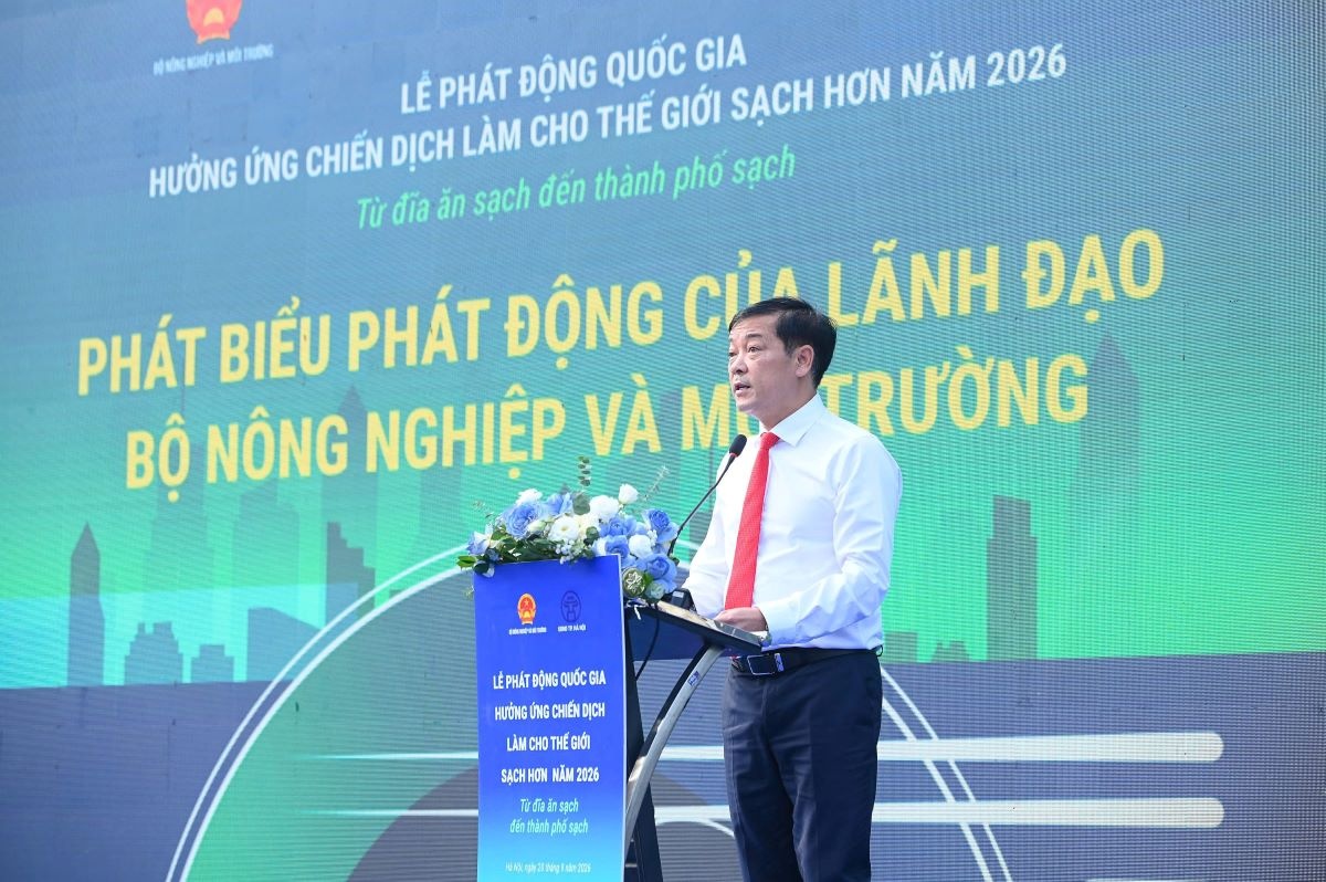 Thứ trưởng Bộ Nông nghiệp và Môi trường Lê Trọng Yên phát biểu tại sự kiện Thứ trưởng Bộ Nông nghiệp và Môi trường Lê Trọng Yên phát biểu tại sự kiện
