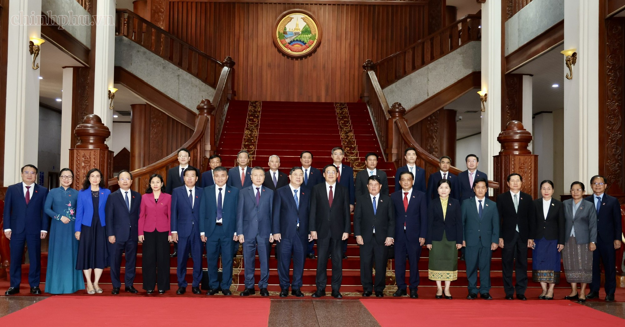 Phó Thủ tướng Thường trực Phạm Gia Túc chào xã giao Tổng Bí thư, Chủ tịch nước và Thủ tướng Lào- Ảnh 7.