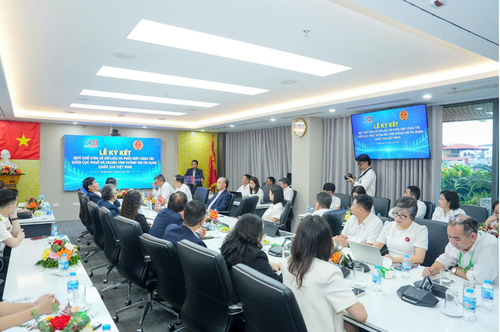 Cục Thuế và CIC tăng cường chia sẻ dữ liệu, nâng hiệu quả quản lý và hỗ trợ doanh nghiệp